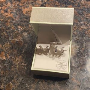 2 pairs of Kiera Couture sterling silver earrings